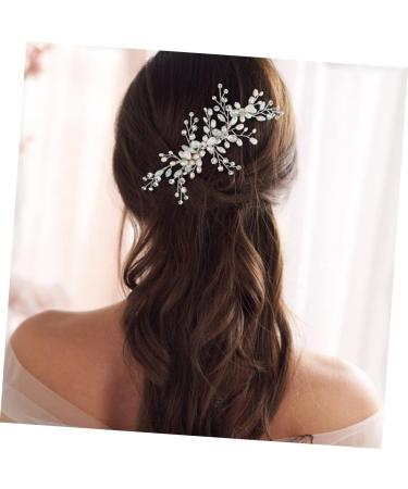 FRCOLOR 1pc hair comb Crystal Side Comb Wedding Hair Clips Wedding Headwear Jewelry Hair Styling Accessory Women Jewelry bridal headpieces for wedding diamond Miss Accessories manual alloy - Buy Online on GoSupps.com