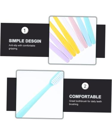 PartyKindom 4pcs Nano Toothbrushes - Mother of Pearl Design for Ultimate Clean | Eco-Friendly & Soft Bristles | International Shipping Available - Buy Online on GoSupps.com