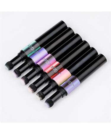 Roseflower 6 Sticks Air Cushion Chrome Powder Pencil - Holographic Nail Powder for Shiny Metallic Mirror Effect - Durable DIY Nail Art Tool - Buy Online on GoSupps.com