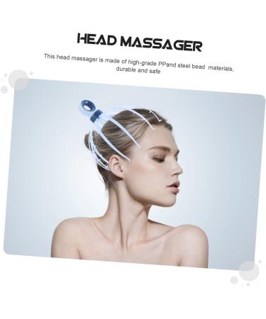 Marmerdo Head Massage Device - Blue Octopus Scalp Massager | Stress Relief Hand Massager | 21x15x15cm Plastic Claw Design - Buy Online on GoSupps.com