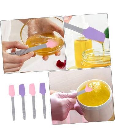 Doitool Mini Silicone Spatula Set - 4 Silicone Wax Filler Tools for Face & Hard Wax Application - Essential Wax Supply Accessories - Buy Online on GoSupps.com