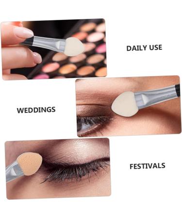 DRESSOOS 40pcs Latex Eye Shadow Stick Dual Ended Makeup Brush Eye Shadow Short Sponge Plastic - Buy Online on GoSupps.com