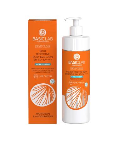 New Approach Sp z oo BasicLab SPF50+ Waterresistant sunscreen lotion with high sun protection 300 ml for children and adults for women and men light and easy to apply