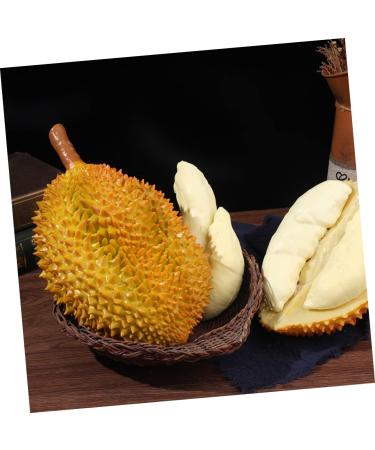 HOMSFOU 3pcs Artificial Imitation Durian Artificial Vegetable Decor Simulation Fruit Artificial Fruit Toy Lifelike Model Decoraciones Para Salas De Casa Fake Fruit Plastic Big Fruit Yellowx3pcs 25X15X15CMx3pcs - Buy Online on GoSupps.com