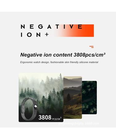Shop Antistatic Bracelet - Wireless Silicone Negative Ion Wristband for Men & Women | Black Balance Bracelet - Buy Online on GoSupps.com