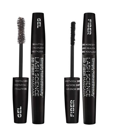 3D Lash Fiber Mascara Dark Brown - Water Resistant Lengthening Tubing Mascara for Volume - Non Toxic Hypoallergenic - Buy Online on GoSupps.com