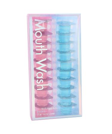 20pcs Portable Rose Mint Oral Cleaning Care Mouth Wash Freshen Breath Mouthwash Bad Breath Removal  Prevent Cavities  Strengthen Enamel & More  Fresh Mint Flavor