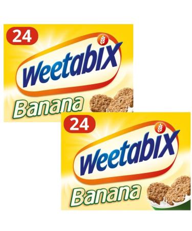 Banana Cereal Bundle with Weetabix Banana Cereal 24pk 540g (2 Pack) - Buy Online on GoSupps.com