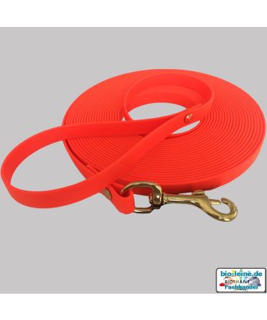 Bio-Line Light Cat Leash - 7m Biothane Leash for Small & Large Cats | Durable Orange with Hand Loop - Buy Online on GoSupps.com