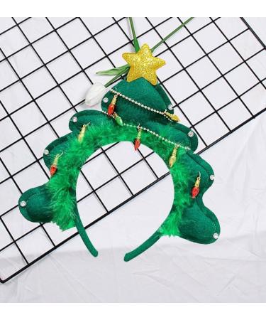 RmKbe Christmas Tree Headband with Bells Xmas Tree Headwear Christmas Headbands Christmas Fancy Dress Accessory for Adults - Buy Online on GoSupps.com