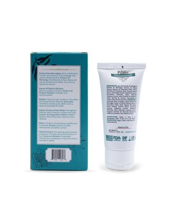 Natural Green Balm for Mustache & Beard Growth | Microalgae Biotin Keratin Herbal Extracts - 2oz / 60ml - Buy Online on GoSupps.com