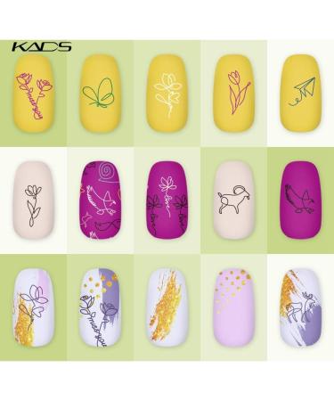 KADS Nail Art Stamping Plate GE013 - Geometry Nail Stencil & DIY Design Tool for Stunning Nail Art - Buy Online on GoSupps.com