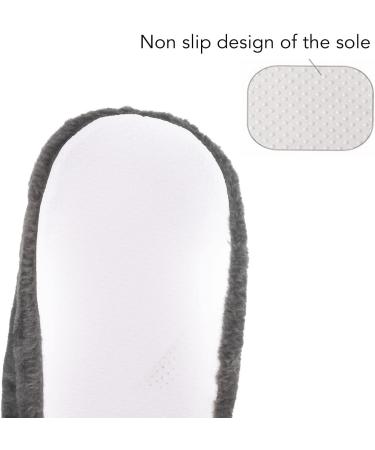 Buy Electric Heating Shoes - Warm USB Plush Zip Design Slip-Proof Sole for Cold Weather - Gray - Buy Online on GoSupps.com