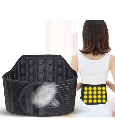 Self-Warming Lumbar Support Belt with Tourmaline Magnets for Back Pain Relief - Men & Women - Ideal for Herniated Disc (Large) - Buy Online on GoSupps.com