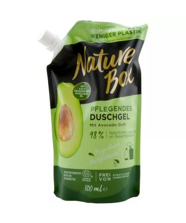 Nature Box Nature Box 6 x 500ml Cold Pressed Avocado Oil Shower Gel Refills