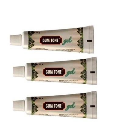 3 LOT Charak Gum Tone Gel (50g x 3)-Herbal astringent and antiseptic to control gingivitis by Charak
