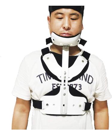 Jlasdr neck protection cervical orthosheses cervicothoracic orthoses cervicothoracic orthoses adjustable head neck and breast orthoses U-shaped lords support bianco