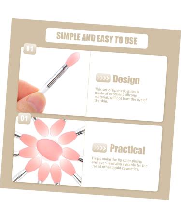 Beavorty 2 Sets lip brush silicone lip brush bulk lip makeup brush lip gloss lip Silicone Lip Applicator Brush applicator Silica gel lip stick - Buy Online on GoSupps.com