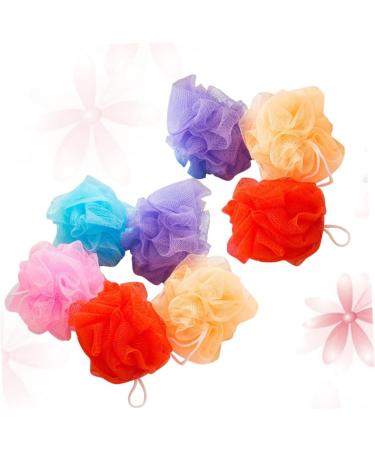 Shop Healeved 8pcs Mesh Bath Balls - Bulk Shower Loofahs & Poufs for Luxurious Exfoliation | International Shipping Available - Buy Online on GoSupps.com