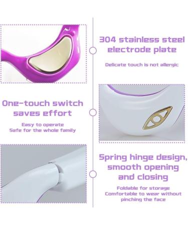 Zinueen Eye Massager with Heat & Temperature | Rechargeable Eye Mask for Dry Eyes & Dark Circles | 6 Massage Modes for Ultimate Relief - Buy Online on GoSupps.com