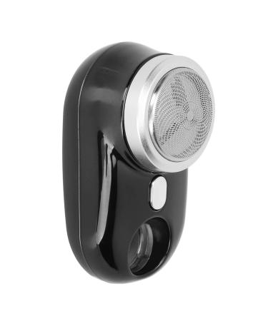 Pocket Size Portable Beard Trimmer Screen Display Portable Mini Beard Clipper 3W for Home (Black)