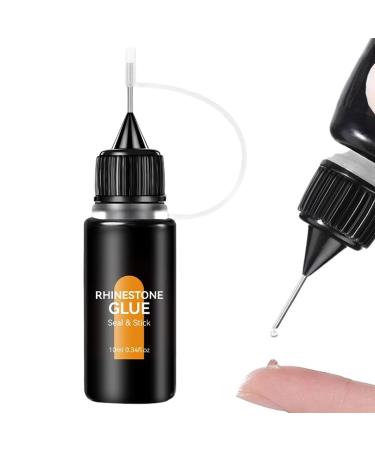 Generisch Rhinestone Nail Glue - 10ml - Manicure Accessory Kit - 3D Gel - Rhinestone Glue - For Salon Use - Beauty Design with Beads and Jewels for Decoration for Women and Girls
