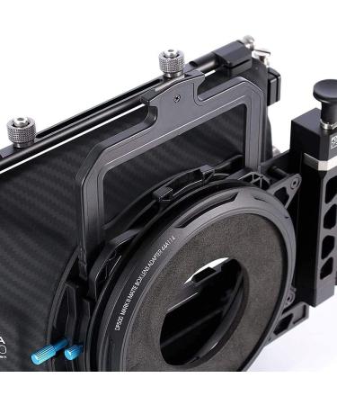 Foto4easy DP500 Mark III Swing Away Matte Box for Sony A7 A7R A7S II III, Panasonic GH5 GH5s, BMPCC 4K 6K, Canon Nikon - 15mm Rail Rod System - Buy Online on GoSupps.com