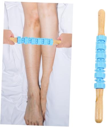Healeved Scrollrad Muscle Roller - Handmade Wooden & Carbon Steel Yoga Massage Device for Leg & Body Relief | Best Fitness Equipment - Buy Online on GoSupps.com