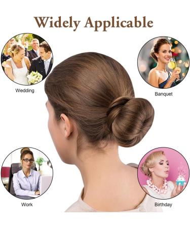 URAQT Hair Bun Shaper 2Pcs - Easy Donut Bun Maker for French Twist & Ballet Hairstyles - Stylish Hair Styling Accessories for Girls & Women in Beige - Buy Online on GoSupps.com