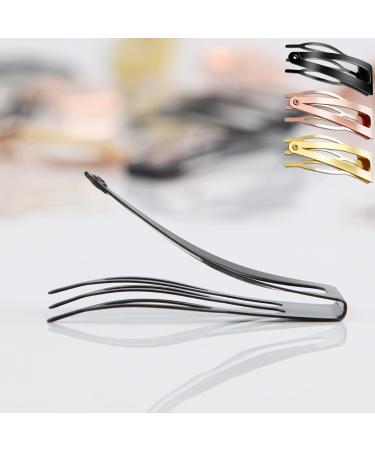 Mbsomnus 24pcs Double Grip Snap Hair Clips | Hair Barrettes for Women & Girls - Rose Gold, KC Gold, Black | Salon Hair Accessories - Buy Online on GoSupps.com