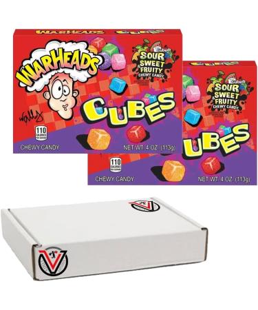  Warheads WARHEADS Sour Chewy Cubes 2 x 4oz - Buy Online on GoSupps.com