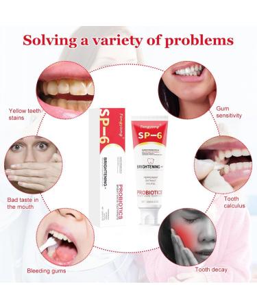 Fengyang Ultra Whitening Toothpaste SP-6 SP-6 Whitening Toothpaste whitening toothpaste toothpaste whitening toothpaste Probiotic Whitening Toothpaste - Buy Online on GoSupps.com