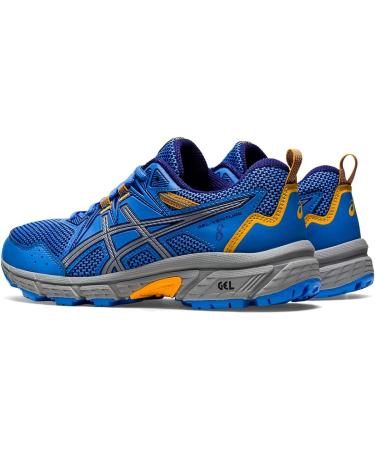 ASICS Kid's Gel-Venture 8 Grade School Running Shoes - Blue Coast/Dive Blue - Size 4 Big Kid - Buy Online on GoSupps.com