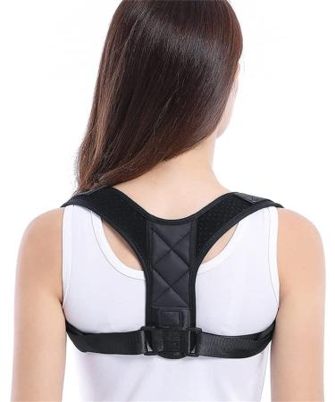 Adjustable Posture Corrector Corset Back Brace Back Belt Male Female Lumbar Support Straight Corrector (Color : Black Size : XXL Code) Feito na China Full moon lofty ambition