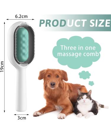 HEKASVM 4-in-1 Cat Brush with Water Tank | Animal Hair Removal Comb & Cleaning Brush for Short Hair | Ideal for Massage & Care - Buy Now! - Buy Online on GoSupps.com
