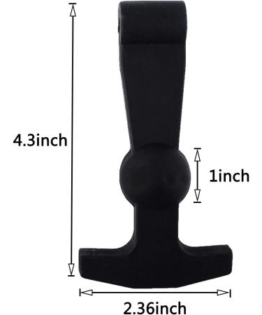 2 Pack Cooler Latch Replacement for Yeti & RTIC Coolers - Premium Durable Rubber T-Latches - Buy Online on GoSupps.com