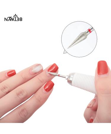 Diamond Nail Drill Bit - Fine Grit 3.9x12.2 for Manicure Electric Tools - Buy Online on GoSupps.com