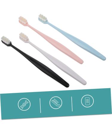Buy Sewoart 4-Piece Soft Toothbrush Set for Kids & Adults | Travel-Friendly Coal Toothbrushes - Buy Online on GoSupps.com