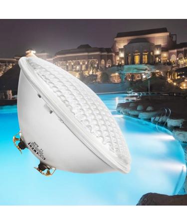 Coolwest LED pool lighting 54W white underwater pool light IP68 Waterproof pond lighting AC/DC 12V LED pool headlights for aquarium swimming pool garden light 54.0 watts