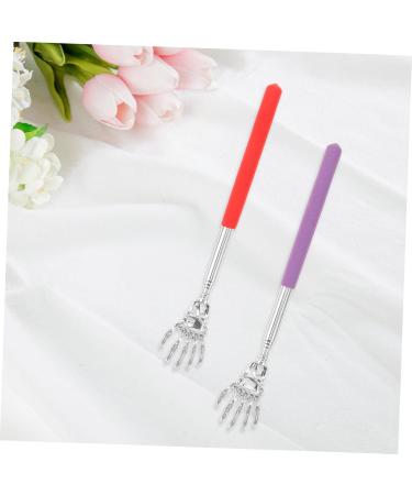 Fomiyes 2-in-1 Telescopic Back Scratcher & Metal Spatula - Rust-Proof Itching Massager & Collage Lip Mask | International Shipping Available - Buy Online on GoSupps.com
