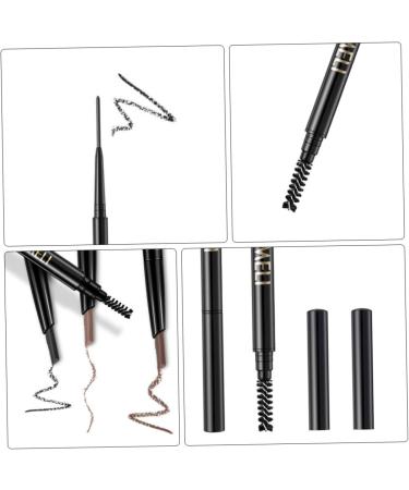 Mipcase Eyebrow Liner 2 1 Eyebrow Makeup Tools Door To Rotate Lock Cylinder Brown Eyebrow Pencils 1 count (Pack of 1) Brown - Buy Online on GoSupps.com