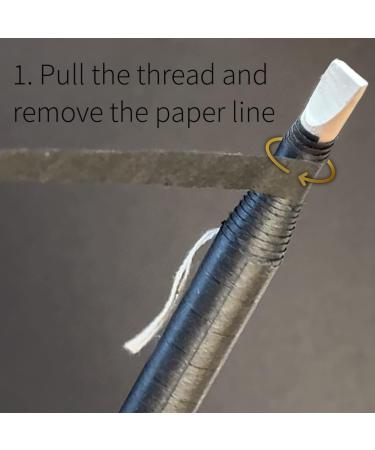 Permanent Ink Ink Permanent Eyebrow Pen Mapping Set for Mapping Microblading Permanent Makeup with Pencil Sharpener Shaper and 10 Eyebrow Rulers Dark Brown - Buy Online on GoSupps.com