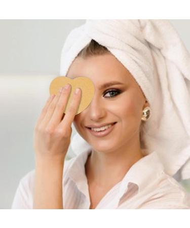 Compressed Facial Sponges | Heart Shape Natural Cosmetic Spa Sponges Cellulose Facial Sponges for Facial Washing Pore Cleaning Scrubber Bathing Household Skin Color - Buy Online on GoSupps.com
