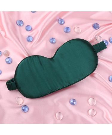 Milisten Friends Green Silk Eye Mask Blindfold for Night Sleeping and Travel - Elastic Strap, Men, Women, Students - Sleep Mask - Buy Online on GoSupps.com