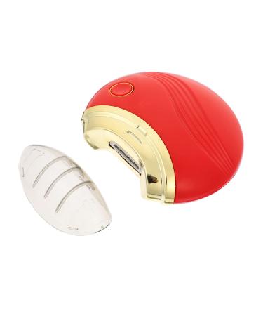 Healeved 4 Sets Electric Manicure Finger Nail Clippers Nail Kits Cuticle Manicure Nail Automatic Nail Clippers Lamp Shades para U as Nail Art Abs Red USB