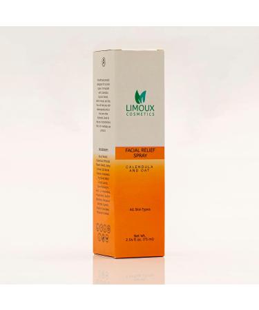 Buy Facial Relief Spray - Brightening Hydrating & Soothing Mist for All Skin Types - Calendula & Oat - Paraben Free Vegan Cruelty Free - 2.54 fl oz - Buy Online on GoSupps.com