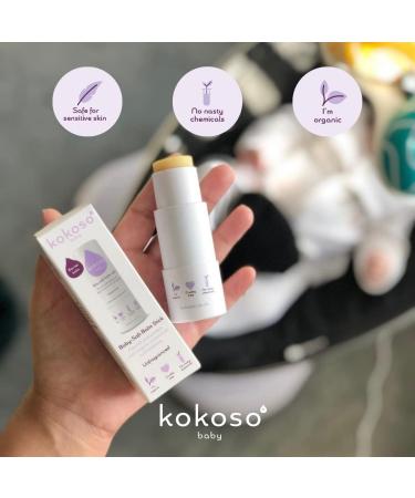 Kokoso Baby Soft Balm Stick 13g Unscented, 100% Natural & Organic Ingredients - Buy Online on GoSupps.com