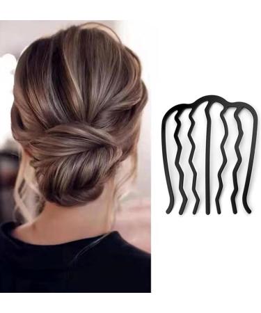 Hair Comb - Iron Head Comb Clip | Decorative Bolds Strong Grip Hair Comb Buckle | Hair Comb | Hair Clip Buckle | Hair Comb Pin for Friends and Family - Buy Online on GoSupps.com