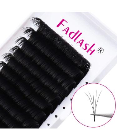 Fadlash Easy Fan D Curl 0.07 18mm Single Lashes - Natural Look Self Fanning Eye Lashes - Russian Eyelash Extensions - 18mm 0.07-D - Buy Online on GoSupps.com