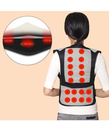 Buy Generic Self-Heating Back Warm Vest & Shoulder Heating Pad - Infrared Anion Magnetic Therapy for Pain Relief | International Shipping Available - Buy Online on GoSupps.com